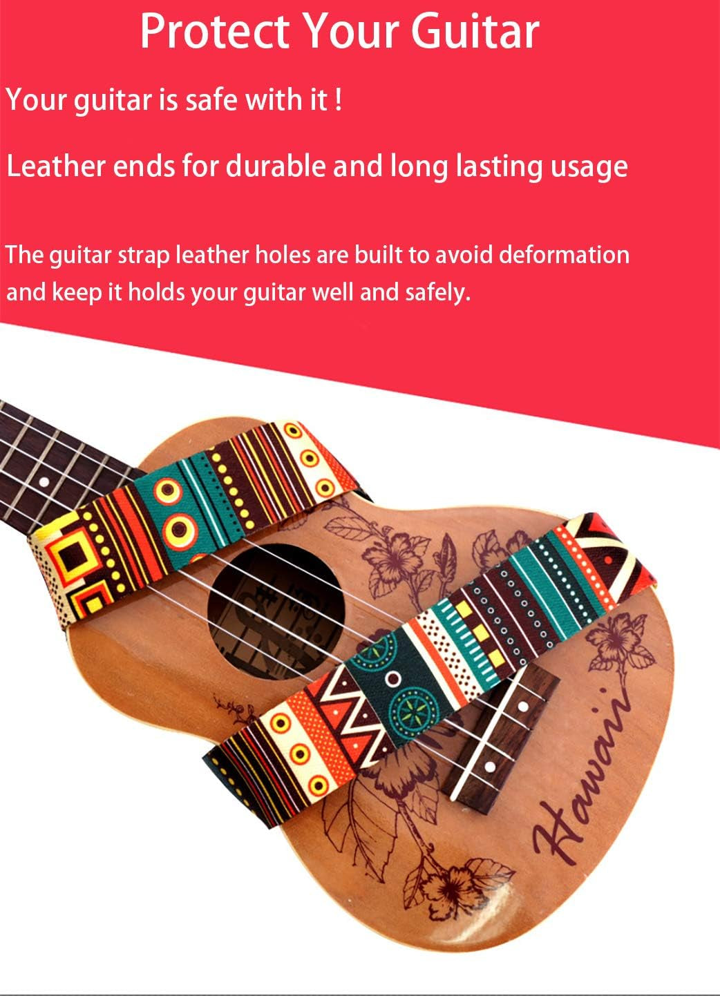 Premium Guitar Strap for Acoustic and Electric Guitars