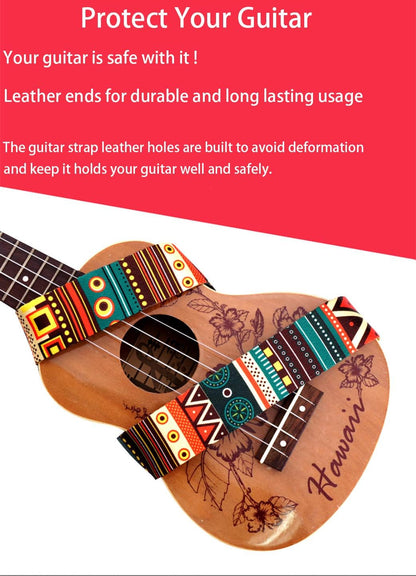 Premium Guitar Strap for Acoustic and Electric Guitars