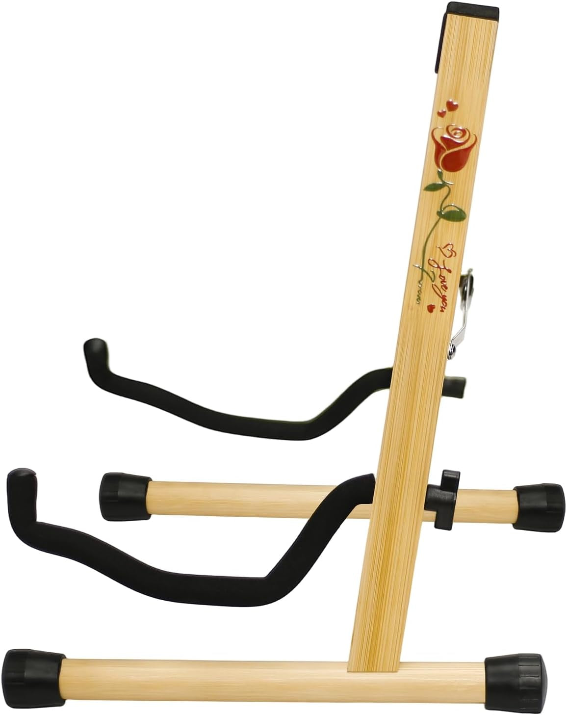 Premium Foldable Guitar Stand for Acoustic, Classical, and Electric Guitars - Versatile Accessories for Violin and Ukulele - Ideal Gift for New Year and Christmas