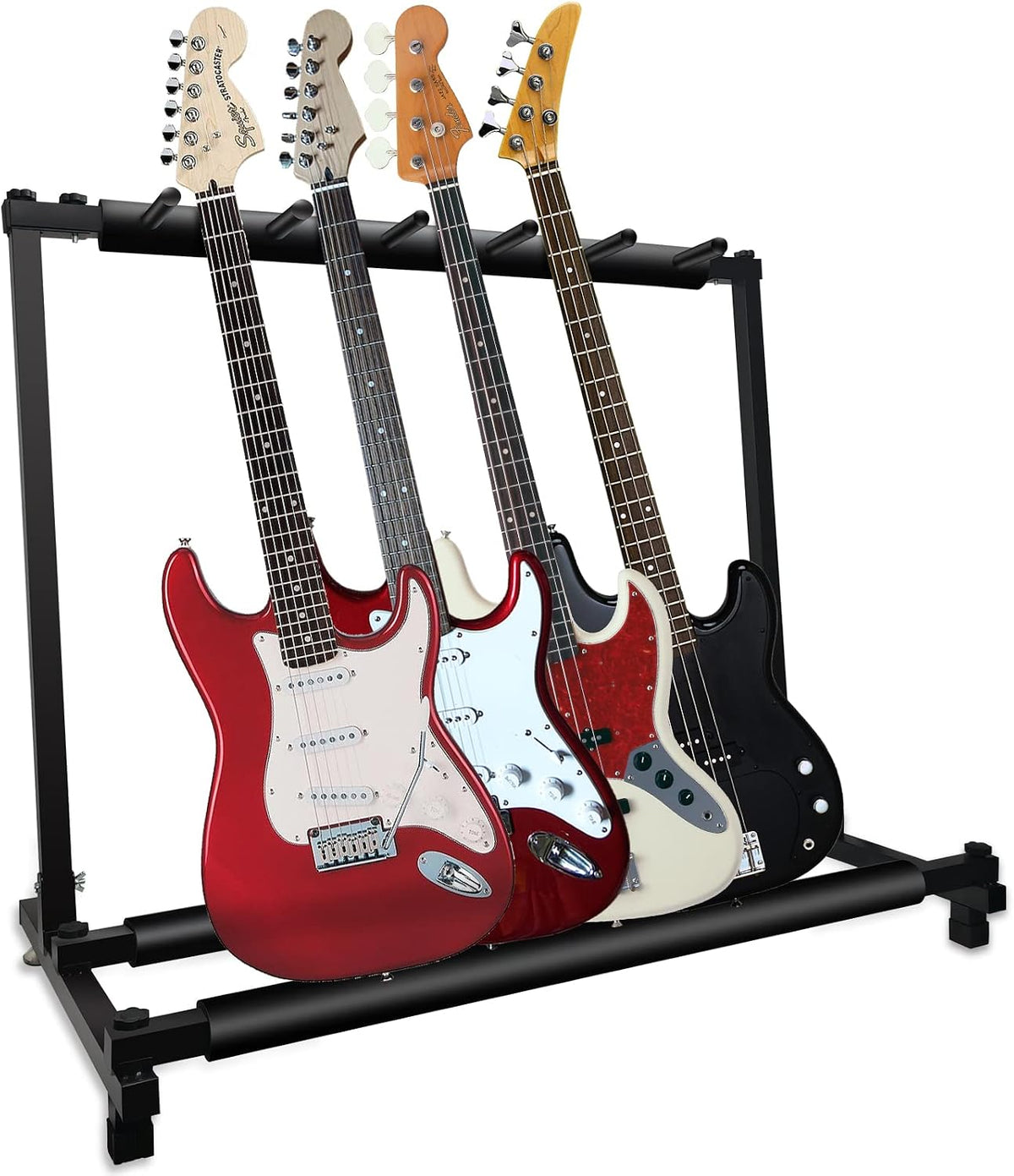 Multi-Guitar Stand Rack for 5 Instruments, Folding Design