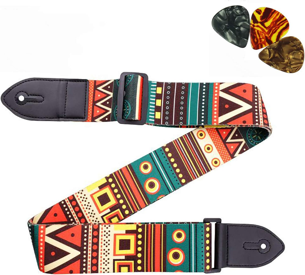 Premium Guitar Strap for Acoustic and Electric Guitars