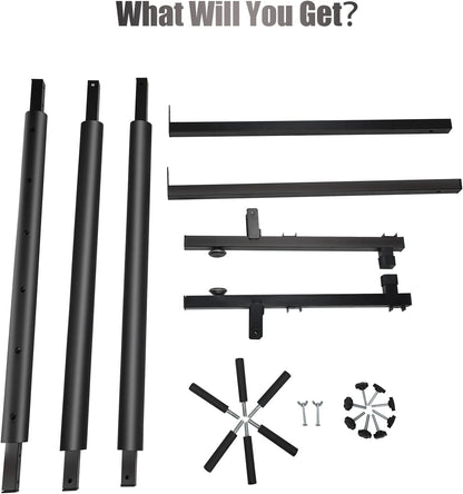 Multi-Guitar Stand Rack for 5 Instruments, Folding Design